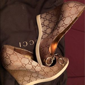 AUTHENTIC GUCCI WEDGES